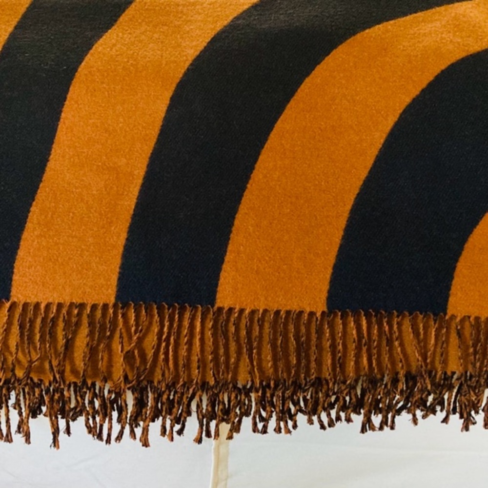 Holiday Gift! NEW w/Tags! Fun Soft Throw Blanket MARIMEKKO Modern Cotton Wool